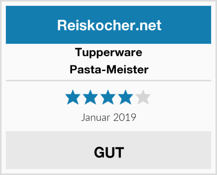 Tupperware Pasta-Meister Test