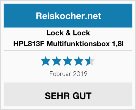 Lock & Lock HPL813F Multifunktionsbox 1,8l Test