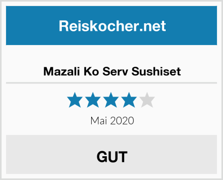  Mazali Ko Serv Sushiset Test