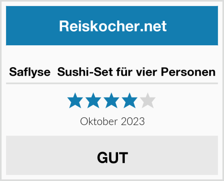  Saflyse  Sushi-Set für vier Personen Test