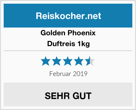 Golden Phoenix Duftreis 1kg Test