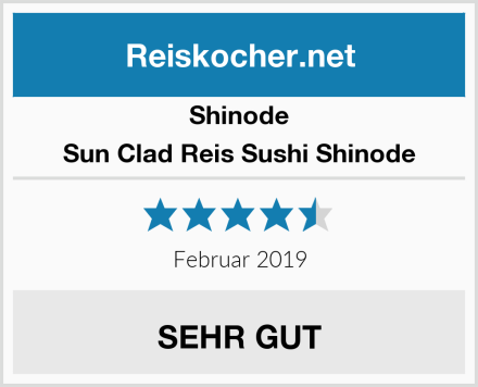 Shinode Sun Clad Reis Sushi Shinode Test
