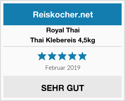 Royal Thai Thai Klebereis 4,5kg Test