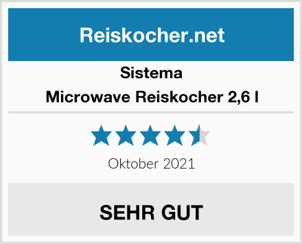 Sistema Microwave Reiskocher 2,6 l Test