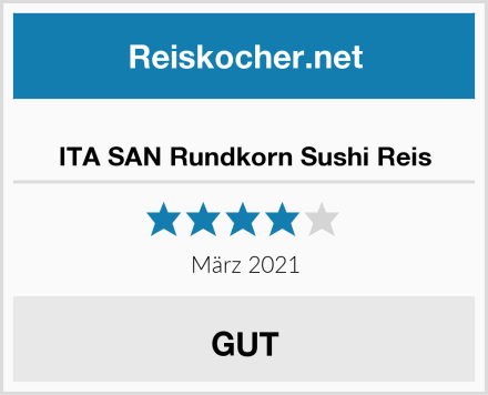  ITA SAN Rundkorn Sushi Reis Test
