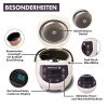Reishunger Digitaler Mini Reiskocher und Dampfgarer