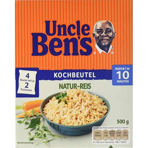 Uncle Ben’s Naturreis im 10-Minuten Kochbeutel 4er Pack